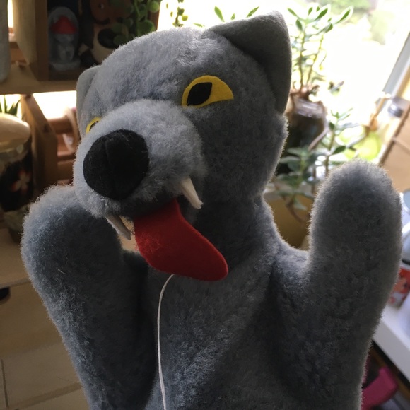 Wolf - MORAVSKA BRNO Handmade Czech puppet NWT - Picture 6 of 11